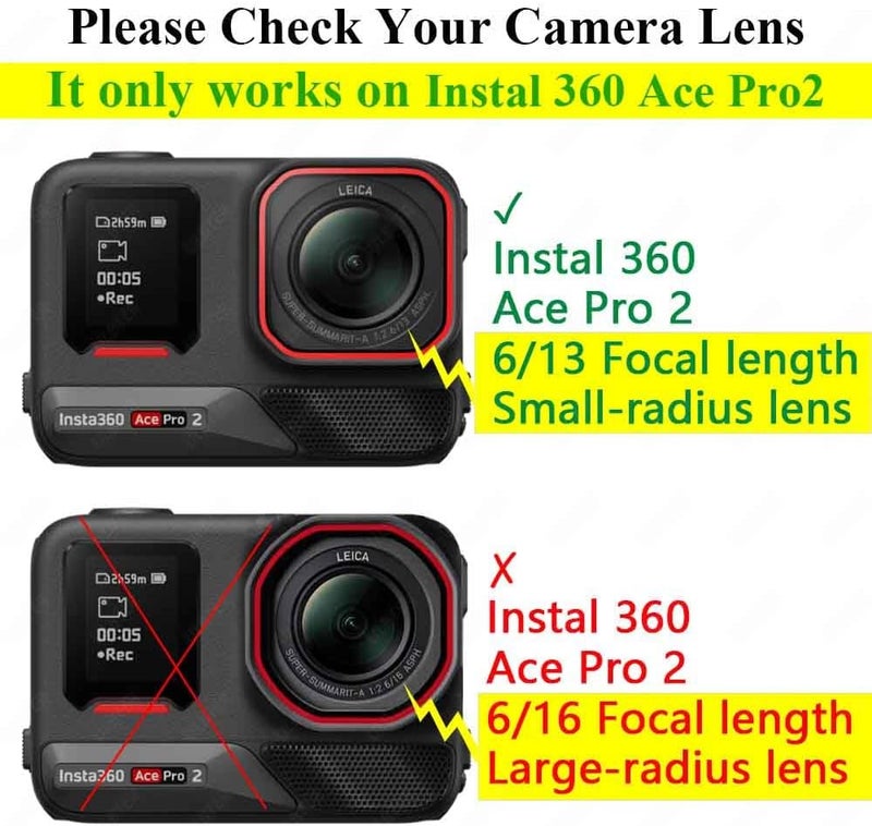 ULBTER Screen Protector for Insta360 Ace Pro 2 LCD+Lens Camera [6 Pcs] insta 360 Ace Pro 2 Tempered Glass 0.3mm 9H Hardness Anti-Scrach Anti-Bubble - Image 1